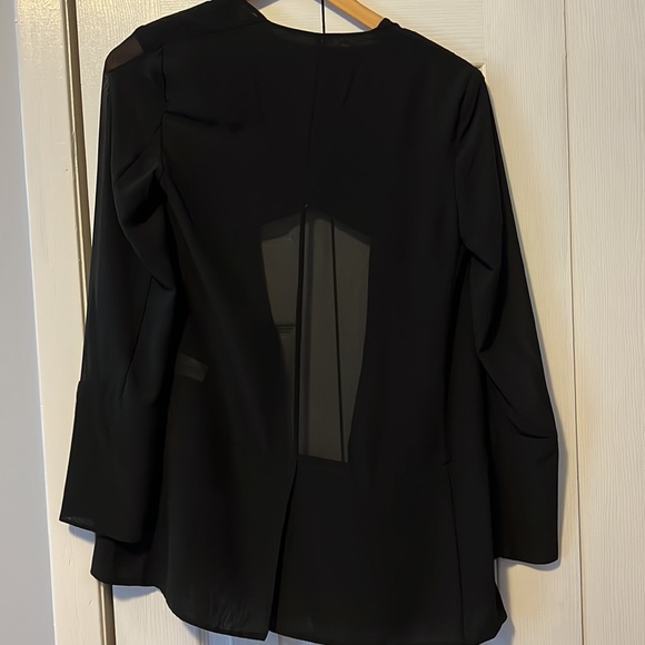 French Connection Sheer Jacket with Pockets - Picture 8 of 9